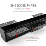 LED Downlights 5W 10W 15W Frameless Ceiling Embedded Pure Aluminum Profile Linear flush mounting Downlight Recessed Focus Dimming led Bar Light