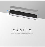 LED Downlights 5W 10W 15W Frameless Ceiling Embedded Pure Aluminum Profile Linear flush mounting Downlight Recessed Focus Dimming led Bar Light