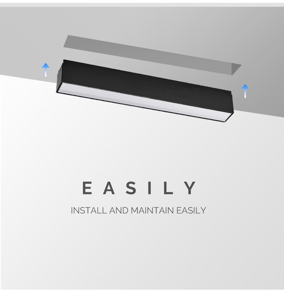 LED Downlights 5W 10W 15W Frameless Ceiling Embedded Pure Aluminum Profile Linear flush mounting Downlight Recessed Focus Dimming led Bar Light