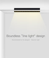 LED Downlights 5W 10W 15W Frameless Ceiling Embedded Pure Aluminum Profile Linear flush mounting Downlight Recessed Focus Dimming led Bar Light