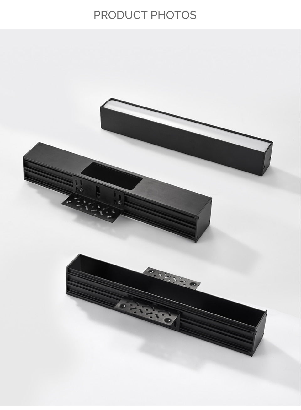 LED Downlights 5W 10W 15W Frameless Ceiling Embedded Pure Aluminum Profile Linear flush mounting Downlight Recessed Focus Dimming led Bar Light