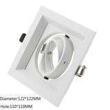 Grille Light Three LED Downlight Frame Fixtures MR16 Fitting 12-260V Recessed GU10 Bulb Replaceable Downlights