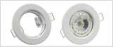 Grille Light Three LED Downlight Frame Fixtures MR16 Fitting 12-260V Recessed GU10 Bulb Replaceable Downlights
