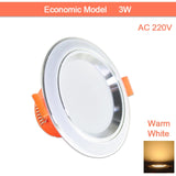 Downlight gold Silver White Ultra Thin Aluminum led downlight 3W 5W 9W 12W 15W 18W AC220V 240V Round Recessed LED Spot Lighting