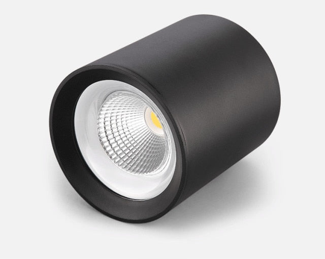 Square White/Black Dimmable Surface Mounted Ceiling Downlight High Power 8W 12W 15W 20W Ceiling Spot Light 3000K/4000K/6000K