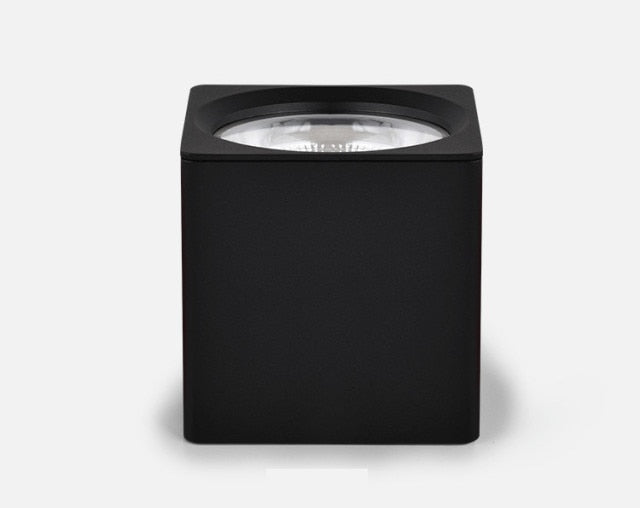 Square White/Black Dimmable Surface Mounted Ceiling Downlight High Power 8W 12W 15W 20W Ceiling Spot Light 3000K/4000K/6000K