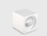 Square White/Black Dimmable Surface Mounted Ceiling Downlight High Power 8W 12W 15W 20W Ceiling Spot Light 3000K/4000K/6000K