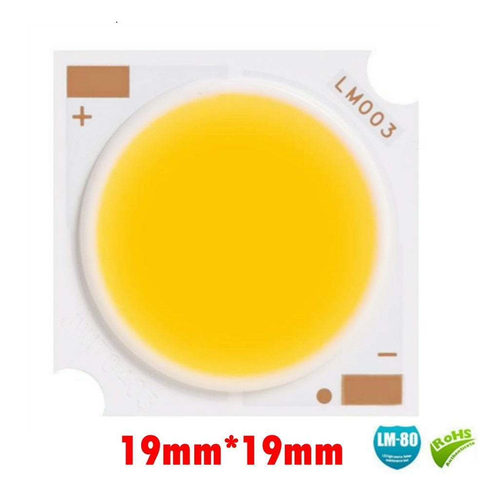 LED downlight 20pcs 19MM COB 39W 39C-2B 78 chips 117V-132V Warm natural noon white led Wall Lamps Headlamps Spotlights Ceiling Lights Downligh