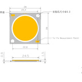 LED downlight 20pcs 19MM COB 39W 39C-2B 78 chips 117V-132V Warm natural noon white led Wall Lamps Headlamps Spotlights Ceiling Lights Downligh