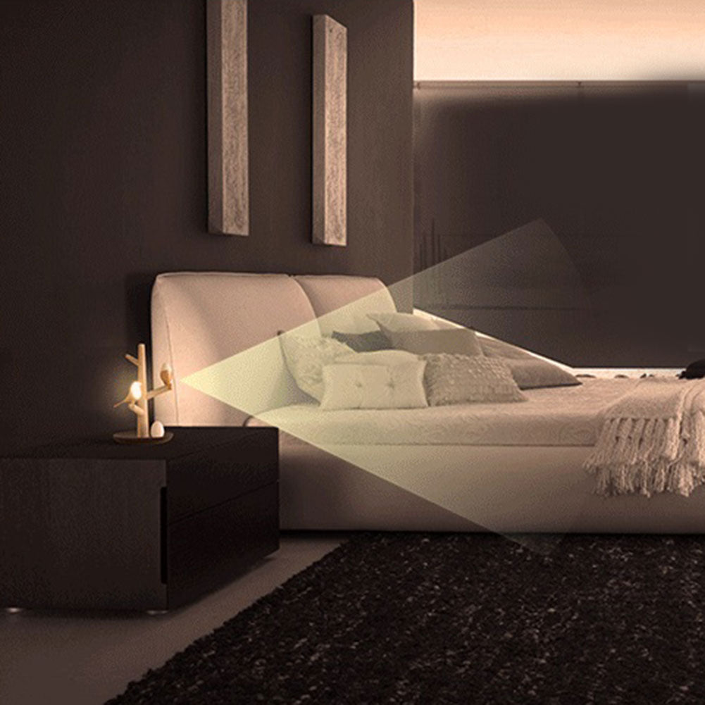 USB Charging LED Table Lamp Tree Branch 3200K Infrared Sensor Night Light No Flickering for Home GHS99