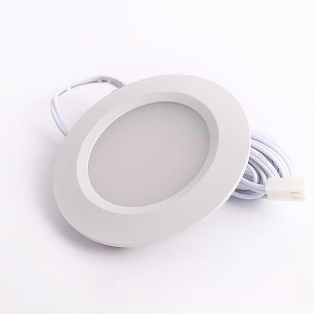 LED Downlight 12V Low Voltage Ultra-Thin Concealed Mini LED Downlight LED Display Cabinet Light Kitchen Cabinet Light With 2M Terminal Wire