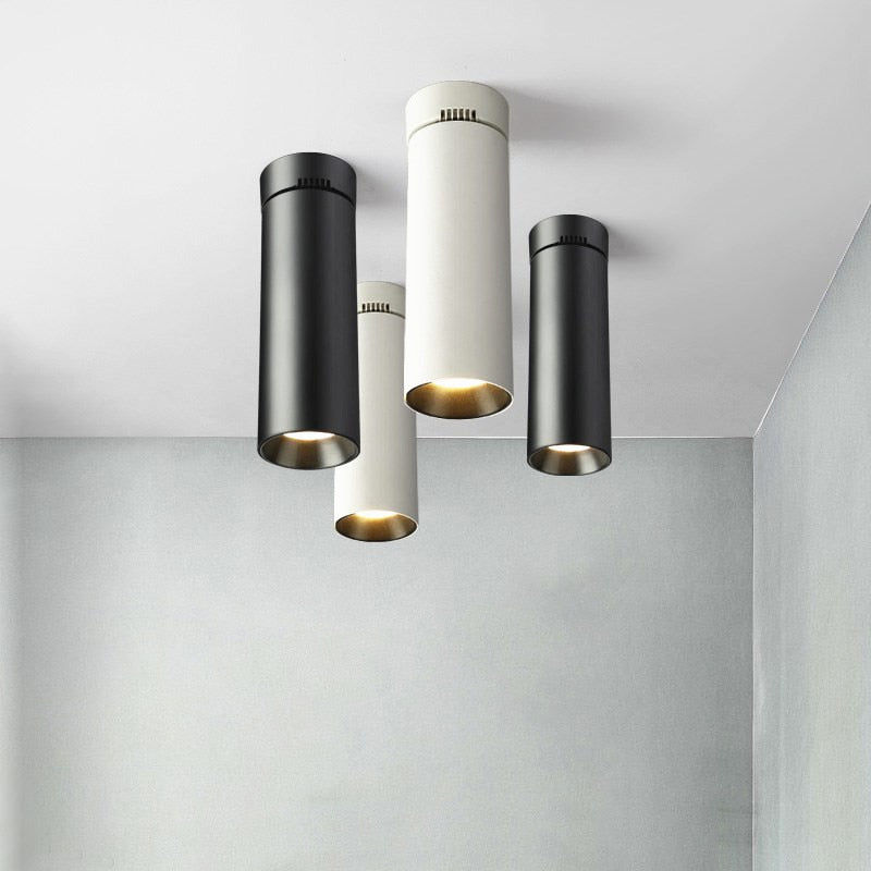 Surface Mounted LED Downlights Foldable 360° Rotatable COB LED Ceiling Spot lights 12W15W20W LED Lamps Background Wall Lighting