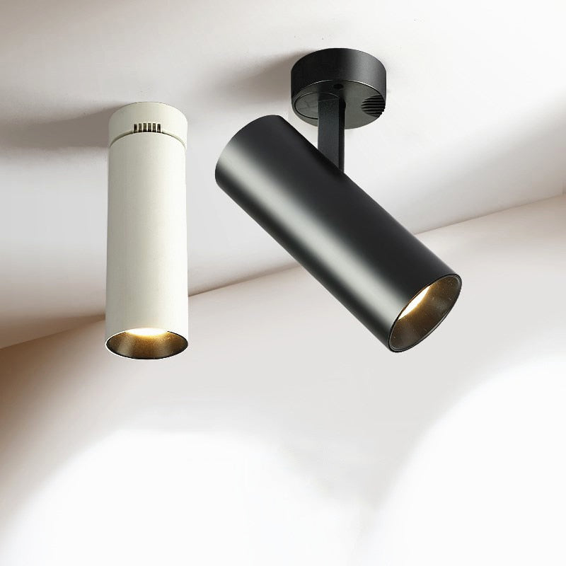 Surface Mounted LED Downlights Foldable 360° Rotatable COB LED Ceiling Spot lights 12W15W20W LED Lamps Background Wall Lighting