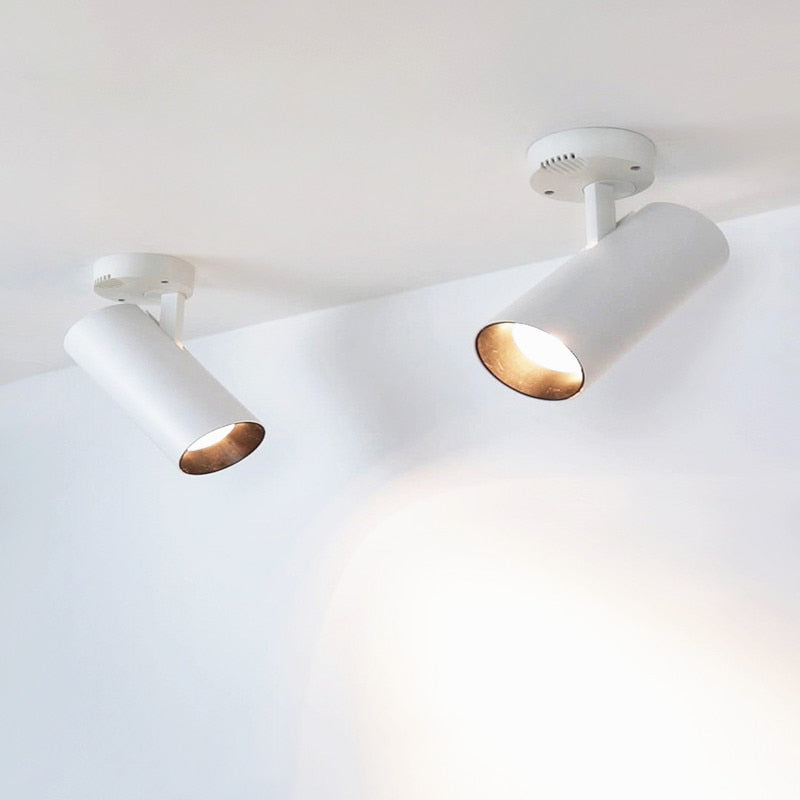 Surface Mounted LED Downlights Foldable 360° Rotatable COB LED Ceiling Spot lights 12W15W20W LED Lamps Background Wall Lighting