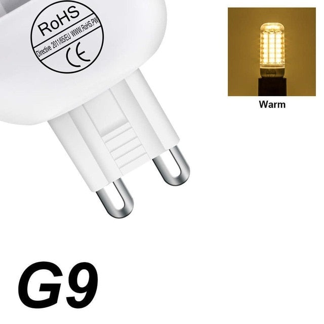 6PCS 220V E27 Led Lamp G9 Led Candle Light Bulb E14 Corn Lamp GU10 Led 3W 5W 7W 9W 12W 15W Bombilla B22 Chandelier Lighting 240V