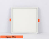 T-SUNRISE Ultra-thin 220V LED Downlight 6W 8W 15W 20W LED Ceiling Round Square Recessed Lamp LED Panel Light For Bedroom Kitchen