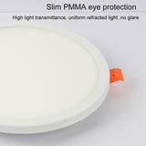 T-SUNRISE Ultra-thin 220V LED Downlight 6W 8W 15W 20W LED Ceiling Round Square Recessed Lamp LED Panel Light For Bedroom Kitchen