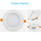 White Black LED Downlight 3W 5W 7W 9W 12W 15W 18W aluminum Recessed LED Spot Lighting Bedroom Kitchen Indoor led down light lamp