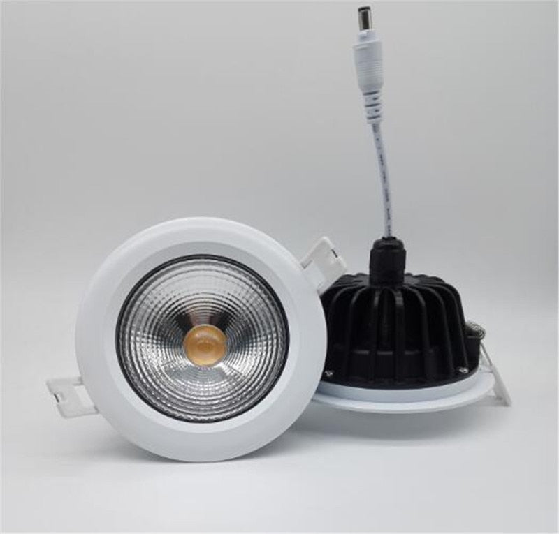 COB Waterproof LED Downlight 20W Recessed Down Light 15W Ceiling Bedroom LED Lamp + Driver Warranty 3 years