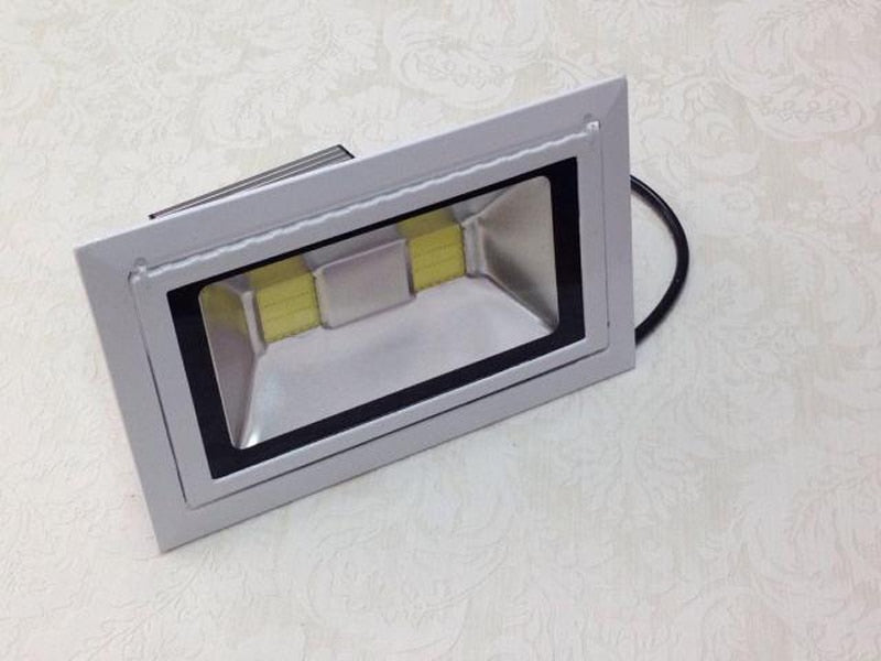 LED Downlight 40w 50W 4pcs/lot COB Rectangular Recessed Ceiling Down Light Rotatable Adjustable Downlight Indoor Lighting