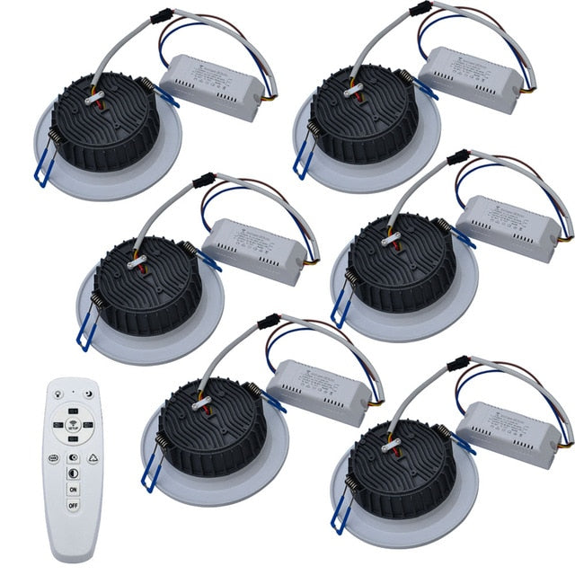 2.4G 12W Dimmable Recessed LED Downlight for Home Lighting Spot Light  AC176 - 265V