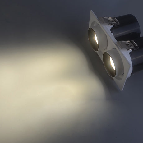 Telescopic Recessed LED Downlight Indoor LED Ceiling Lamp 14W 20W Dimmable High Brightness LED Spot Lamp 360° Rotation Lighting