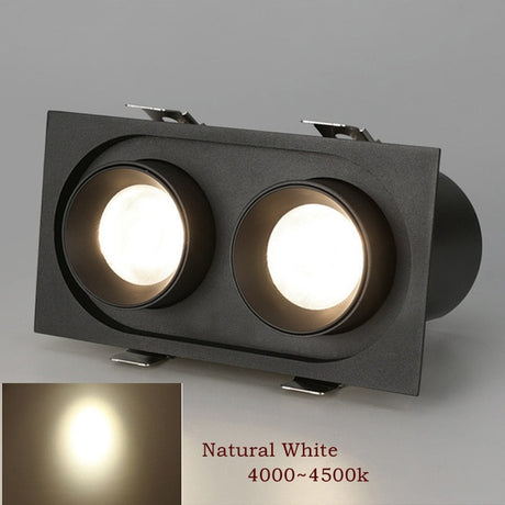 Telescopic Recessed LED Downlight Indoor LED Ceiling Lamp 14W 20W Dimmable High Brightness LED Spot Lamp 360° Rotation Lighting