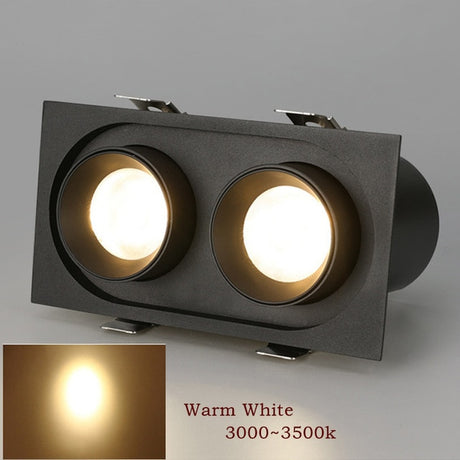 Telescopic Recessed LED Downlight Indoor LED Ceiling Lamp 14W 20W Dimmable High Brightness LED Spot Lamp 360° Rotation Lighting