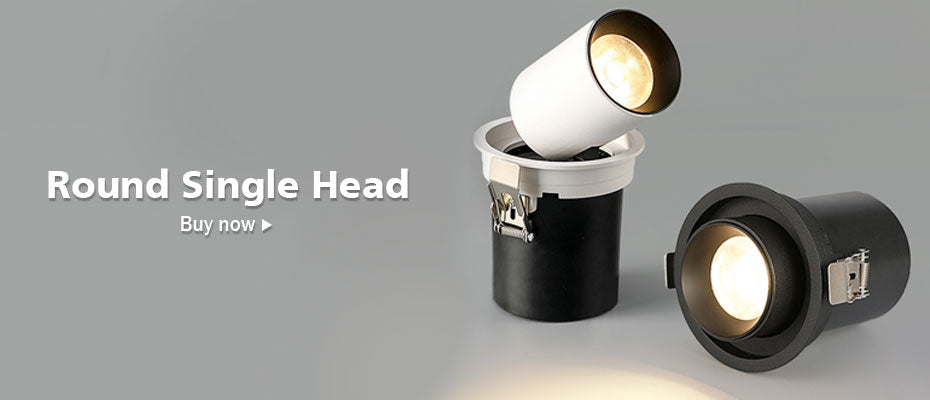 Telescopic Recessed LED Downlight Indoor LED Ceiling Lamp 14W 20W Dimmable High Brightness LED Spot Lamp 360° Rotation Lighting