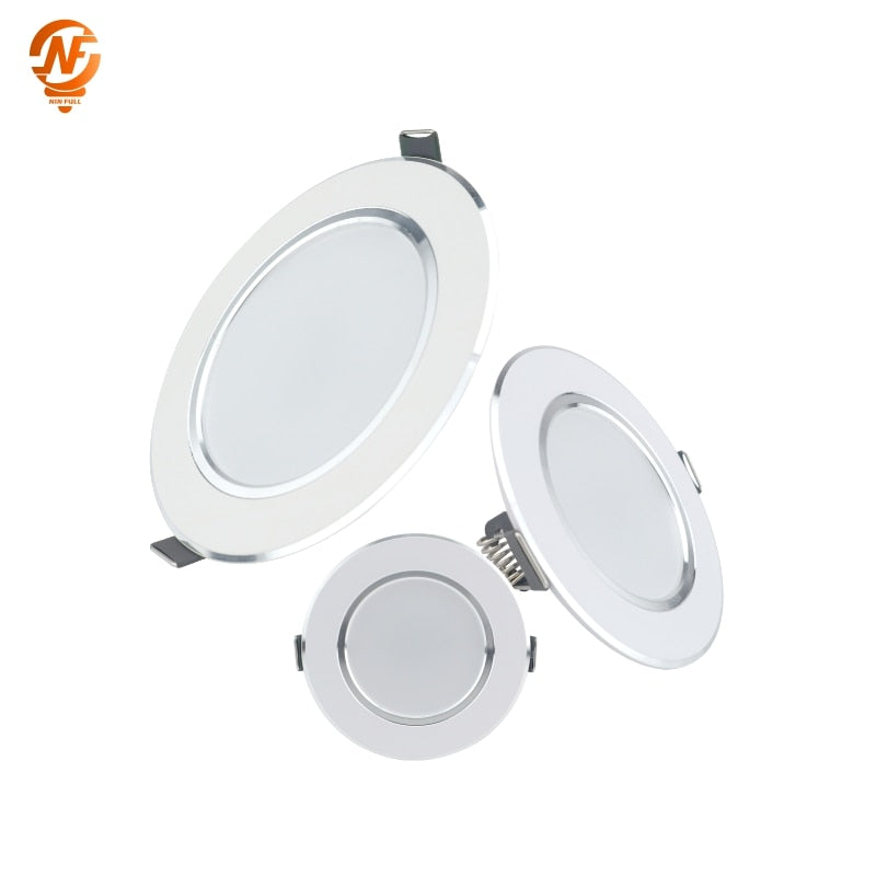 LED Downlight 3W 5W 7W 9W 12W Round Recessed Lamp 220V 230V 240V Led Bulb Bedroom Kitchen Indoor LED Spot Lighting