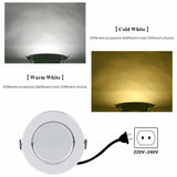 LED Downlight 3W 5W 7W 9W 12W Round Recessed Lamp 220V 230V 240V Led Bulb Bedroom Kitchen Indoor LED Spot Lighting