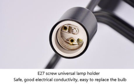 Ceiling Lights Multiple Rod Wrought Iron for Living Room Vintage Industrial Ceiling Lamps for Home Lighting Fixtures Kitchen