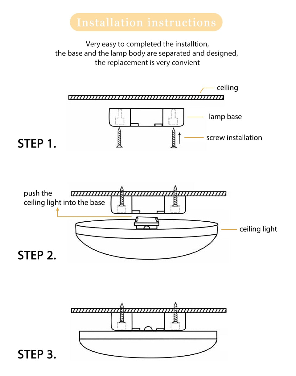 Ultra Thin Surface LED Panel Light 18W 24W 36W 48W Ceiling Downlight AC85-265V Round Ceiling Lamp For Deroration Home Lighting