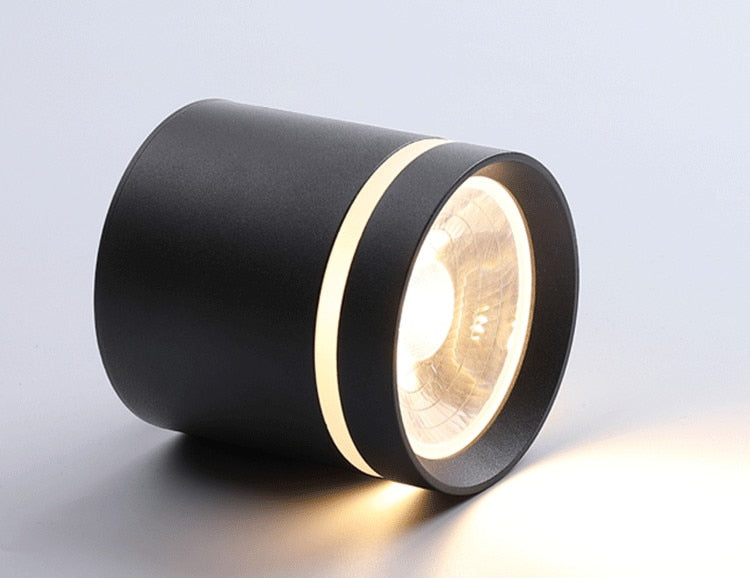 Dimmable Cylinder LED Downlights 10W 12W 15W COB LED Ceiling Spot Lights AC85~265V LED Background Lamps Indoor Lighting