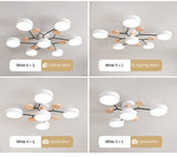 Modern living room LED ceiling lamp bedroom dining room lighting bathroom hotel chandelier factory direct sales