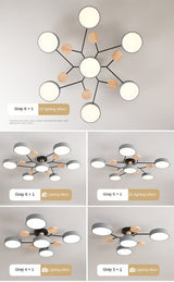 Modern living room LED ceiling lamp bedroom dining room lighting bathroom hotel chandelier factory direct sales