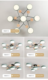 Modern living room LED ceiling lamp bedroom dining room lighting bathroom hotel chandelier factory direct sales