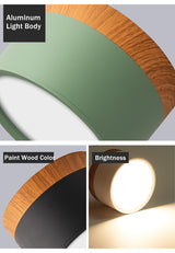 Nordic Led Surface Mounted Downlight Ceiling Lamp Lights Fixture 5W 12W Dimmable AC110V 220V Living Room Foyer Bedroom Spot Lamp