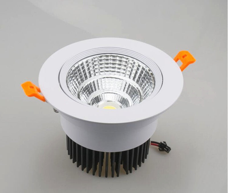 Round 4 types Dimmable Recessed LED Downlights 5w 7w 9w 12w 15w 18w COB LED Ceiling Lamp Spot Lights AC110-220V LED Lamp
