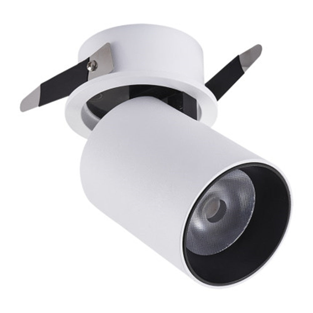 DBF Foldable LED Ceiling Recessed Light 7W 12W LED Spot Lights Living room TV background wall Aisle Ceiling COB Downlight