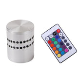 DBF Modern LED Ceiling Light 3W RGB Porch Lamp Surface Mount Flush Lighting Fixture Balcony Corridors Living Room KTV Bar Decor