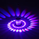 DBF Modern LED Ceiling Light 3W RGB Porch Lamp Surface Mount Flush Lighting Fixture Balcony Corridors Living Room KTV Bar Decor