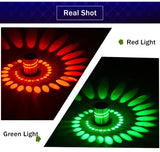 DBF Modern LED Ceiling Light 3W RGB Porch Lamp Surface Mount Flush Lighting Fixture Balcony Corridors Living Room KTV Bar Decor