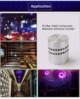 DBF Modern LED Ceiling Light 3W RGB Porch Lamp Surface Mount Flush Lighting Fixture Balcony Corridors Living Room KTV Bar Decor