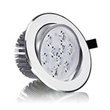 DBF Super Bright Angle Adjustable 3W 5W 7W 9W 12W 15W LED Ceiling Recessed Downlight Dimmable LED Ceiling Spot Light AC85-265V