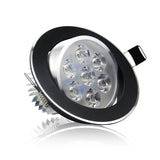 DBF Super Bright Angle Adjustable 3W 5W 7W 9W 12W 15W LED Ceiling Recessed Downlight Dimmable LED Ceiling Spot Light AC85-265V