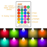 Bluetooth E27 RGBW LED Bulb Lights 5W 10W 15W RGB 110V 220V Lampada Changeable Colorful RGBWW LED Lamp With Remote+Memory Mode