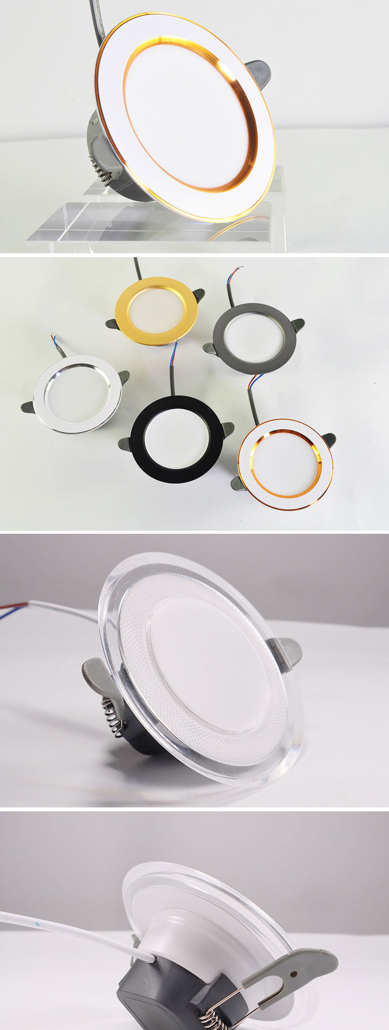 LED Downlight 10PCS Downlight 3w 5w spot led lights 3000k 4500K 6000K AC 220V-240V led Downlight Kitchen living room Indoor recessed lighting