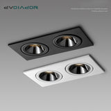 LED Recessed Ceiling Downlight 24W 7W LED Spot lighting Anti-Glare COB Spot light Indoor led Lighting fixture