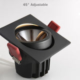 LED Recessed Ceiling Downlight 24W 7W LED Spot lighting Anti-Glare COB Spot light Indoor led Lighting fixture